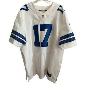 Nike NFL White & Blue On Field Football Jersey Size 52 Fan Gear